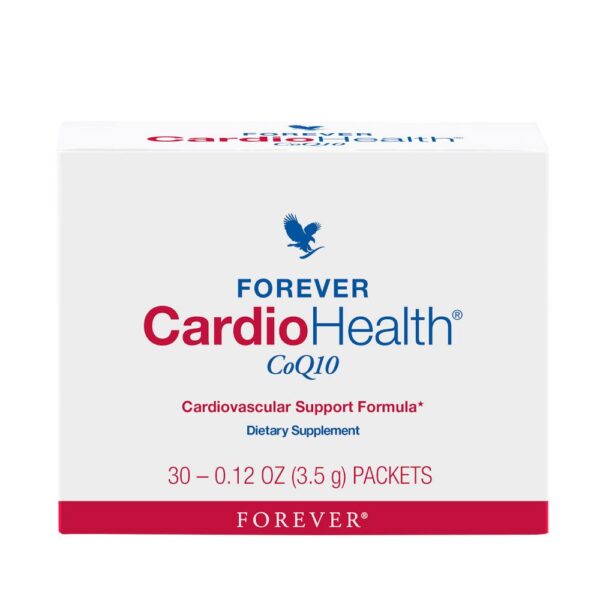 Forever CardioHealth With CoQ10 - 30 Packets of 0.12 Oz for Cardiovascular Support Dietary Supplement