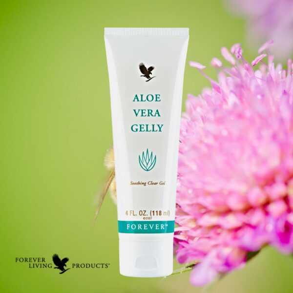 Forever Aloe Vera Gelly Soothing Clear Gel 4 fl oz 118 ml for Gentle Everyday Use Moisturizers Skin Repair