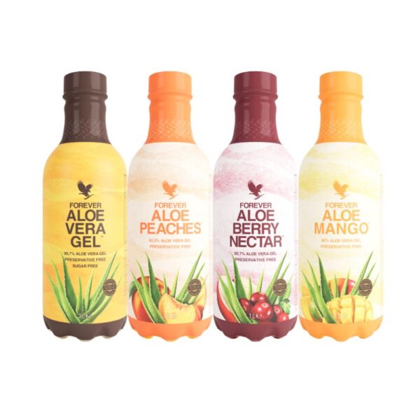 4-Pack Mix Forever Aloe Vera Gel