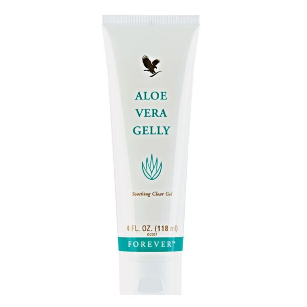 Forever Aloe Vera Gelly Soothing Clear Gel 4 fl oz 118 ml for Gentle Everyday Use Moisturizers Skin Repair