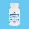 Forever Sensatiable Chewable Tablets Lemon-Vanilla Flavor 64 Tablets Natural Ingredients Oat Bran Honey Sorbitol for Fitness Health