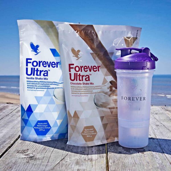 Forever Lite Ultra Vanilla Shake Mix - 17g Protein, Gluten-Free, Low Carb, 13.2 Oz - 375 g