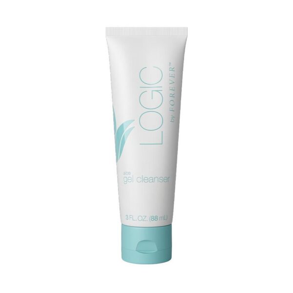 Forever Logic by Forever Aloe Gel Cleanser 3 FL OZ 88 mL Gentle Face Wash for Daily Use No Harsh Ingredients Vegan Clean Formula