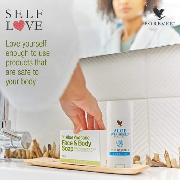 Forever Aloe Ever-Shield Deodorant Stick - All-Day Odor Protection, Natural Aloe Vera Gel, Vegan & Gluten-Free, Safe for Sensitive Skin, 3.25 oz