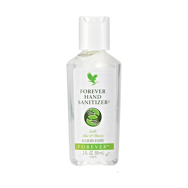 Forever Hand Sanitizer 50Ml 99.99% Germ Reduction Aloe Vera Honey Lemon Lavender Scent Travel Size Daily