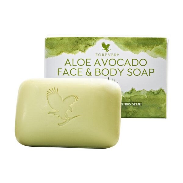 Forever Aloe Avocado Face & Body Soap Pure Gentle with Citrus Scent 5 oz 142 g for All Skin Types