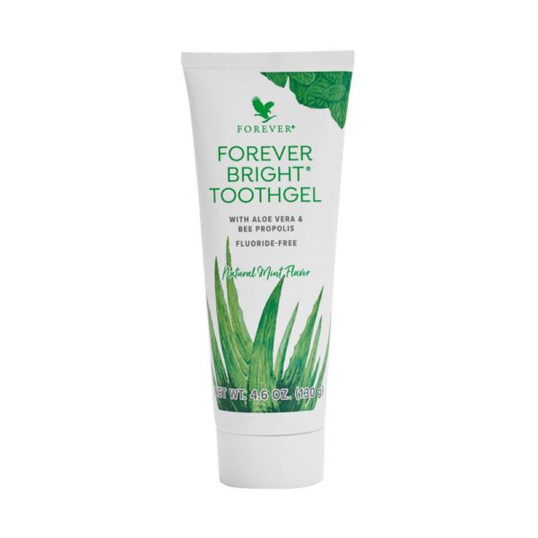 Forever Bright Toothgel with Aloe Vera & Bee Propolis Fluoride-Free Natural Mint Flavor 4.6 oz Tube Oral Care Solution - Daily