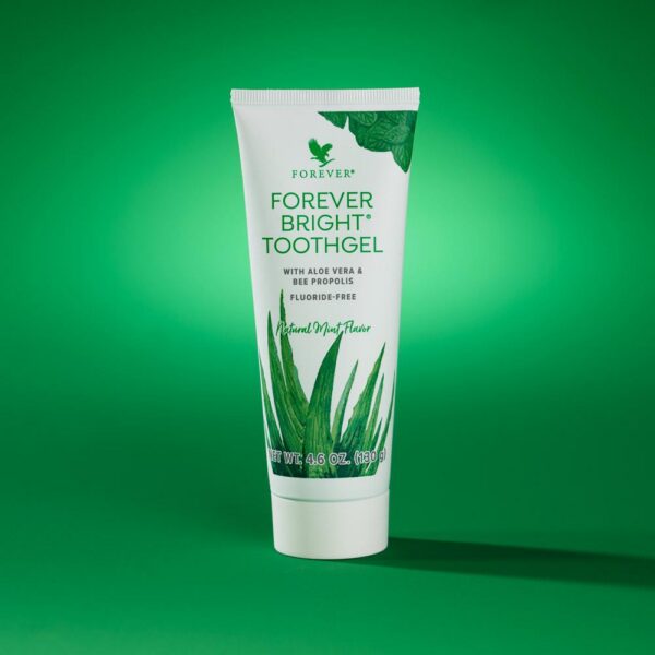 Forever Bright Toothgel with Aloe Vera & Bee Propolis Fluoride-Free Natural Mint Flavor 4.6 oz Tube Oral Care Solution - Daily