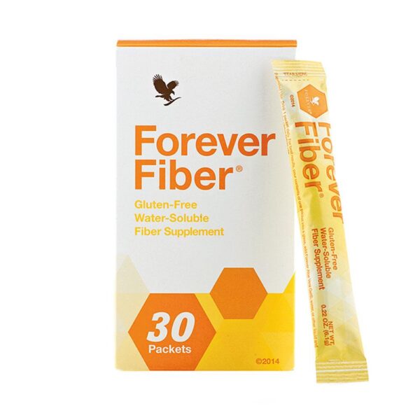 Forever Fiber Healthcare Vitamin Dietary Fitness Edible Supplement Optimum 30 Packets Gluten-Free Water-Soluble Fiber for Healthy Digestion