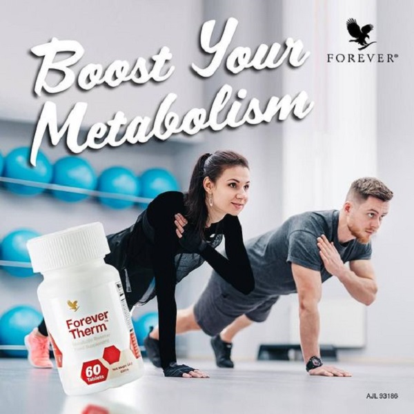 Forever Therm Dietary Supplement 60 Tablets US Attribute 2014 Edition Edible Vitamin for Healthcare and Fitness