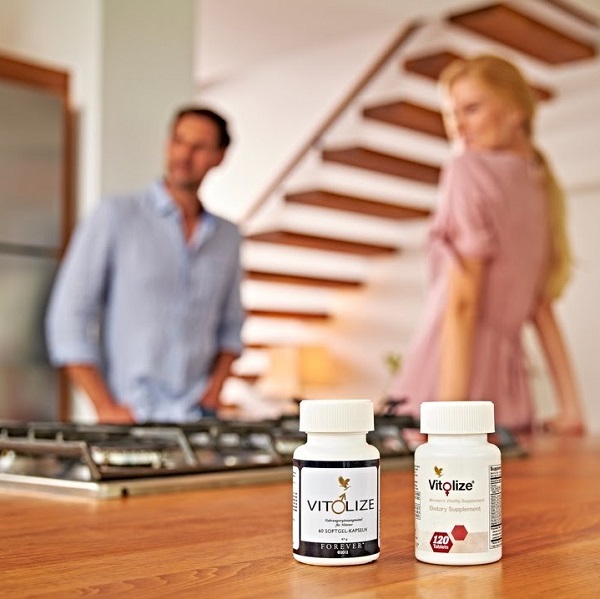 Vitolize Men's Vitality Supplement 60 Softgels - Contains No Added Ingredients - Edible Vitamin for Men's Healthcare & Fitness