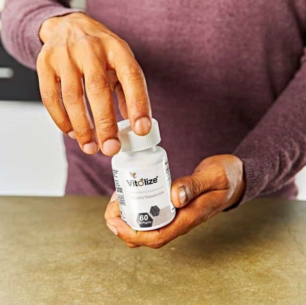 Vitolize Men's Vitality Supplement 60 Softgels - Contains No Added Ingredients - Edible Vitamin for Men's Healthcare & Fitness