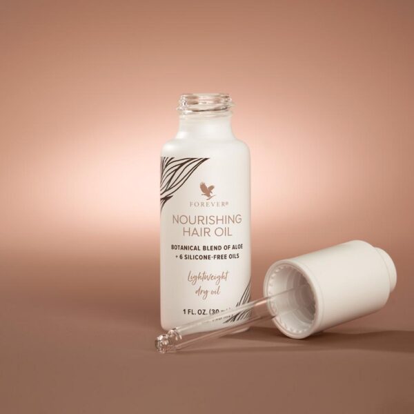 Forever Nourishing Hair Oil Botanical Blend of Aloe & 6 Silicone-Free Oils for Moisture Shine