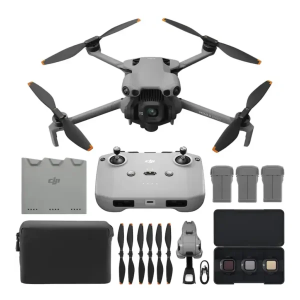 DJI Mini 5 Pro Drone Fly More Combo with DJI RC-N3 Controller - Gray – Main image DJI Mini 5 Pro Drone Fly More Combo with DJI RC-N3 Controller - Gray – Main image