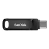 00608fe7c72fa86e94286905463df6c3-hi.jpg SanDisk 128GB Ultra Dual Drive Go 2-in-1 Flash Drive, 128GB Capacity, Type-A and Type-C Connectors, USB 3.2 Gen 1, 150 MB/s Max Read Speed, Swivel Cover with Keyring Hole, Black | SDDDC3-128G-G46