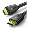 00b4ff16a541cf67a6a5a3459a675ded-hi.jpg UGREEN HDMI TO HDMI Male Cable, 4K @ 60Hz UHD Resolution Support, 18Gbps Data Transfer Rate with Ethernet Support, Gold-Plated Connector, Braided Cable, 3 Meter Cable Length, Black