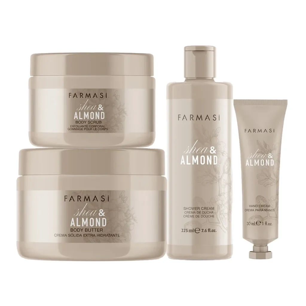 01-shea-butter-almond-body-set-PK92132 Farmasi Shea Butter & Almond Body Set