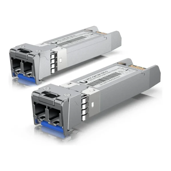 01e7272138649388aee9358824a8d3af-hi.jpg Ubiquiti UACC OM SM 10G D SFP+ Optical Module, 10Gbps Single Mode Fiber Transceiver, Duplex LC Connector, 10km Range, UniFi Compatible, Pack of 2 | UACC-OM-SM-10G-D-2