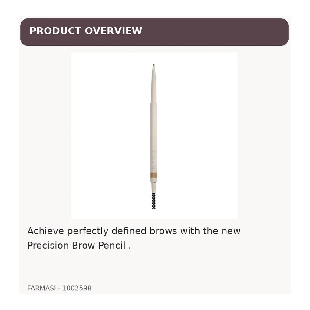 02-precision-brow-pencil-soft-brown-1002598 Farmasi Precision Brow Pencil