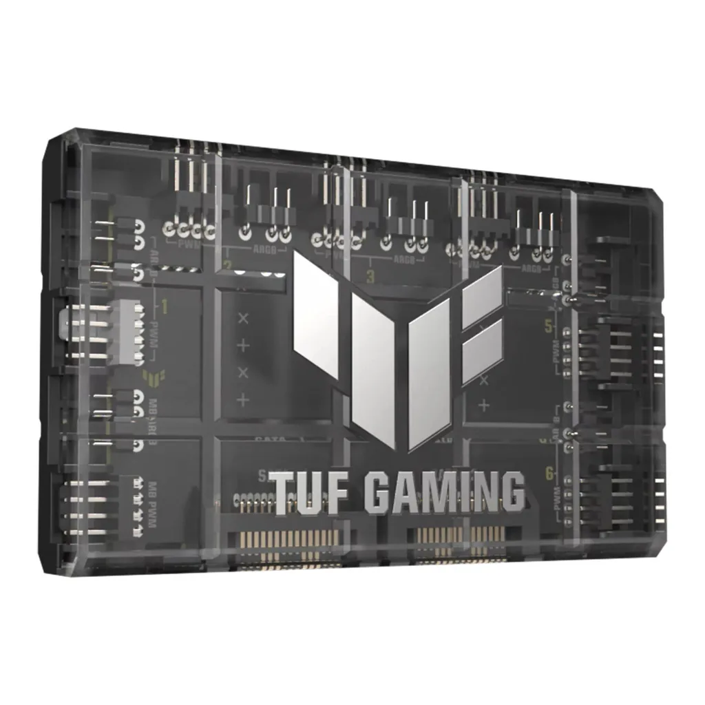 ASUS TUF Gaming ARGB PWM Fan Hub, Black | 90DA00C0-B09000 - Image 2 ASUS TUF Gaming ARGB PWM Fan Hub, Black | 90DA00C0-B09000