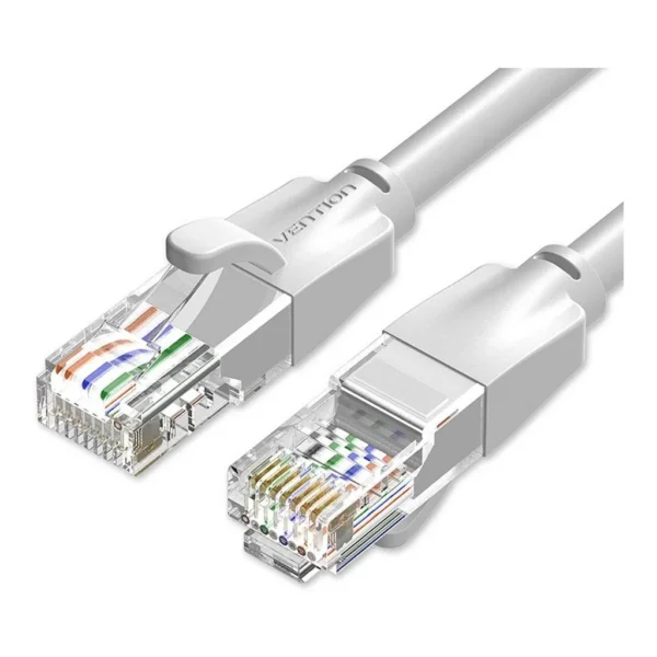 039194b7bf7f9bdb449f5a93605dc931-hi.jpg Vention Cat 6 UTP Patch Round Cable, 1000Mbps High Speed, 250MHz Stable Bandwidth, Suitable for Laptop / Projector / Computer, 3 Meter Length, Gray
