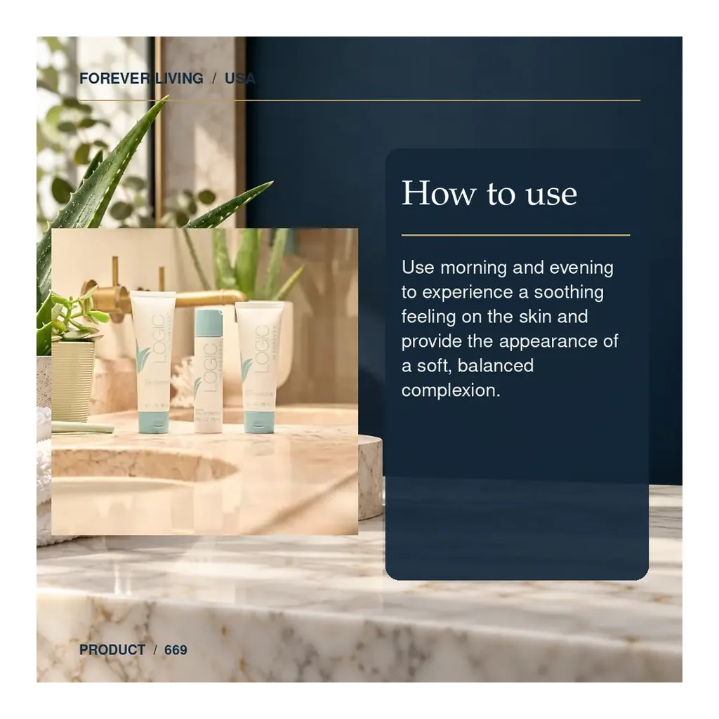 04-669-logic-by-forever-soothing-gel-moisturizer-how-to-use Logic by Forever® Soothing Gel Moisturizer