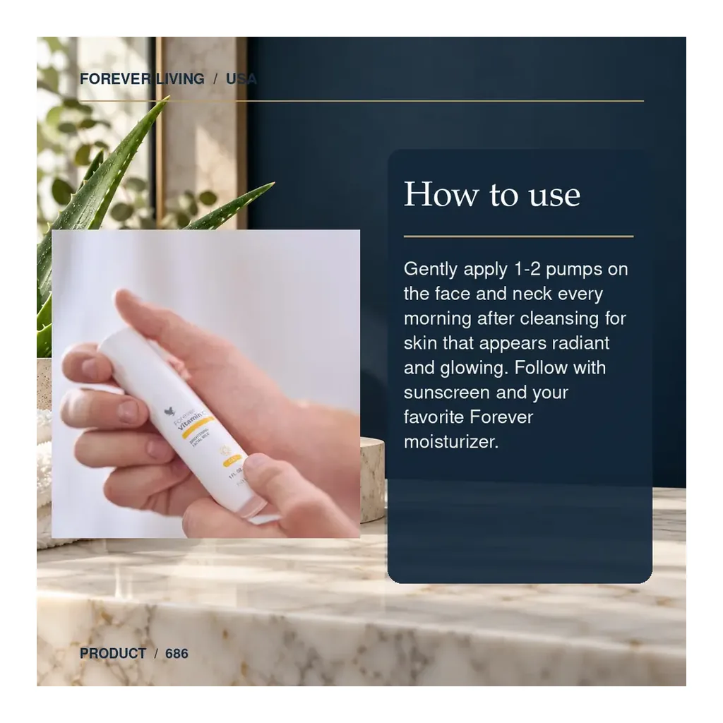 04-686-forever-vitamin-c-brightening-facial-milk-how-to-use Forever Vitamin C™ Brightening Facial Milk