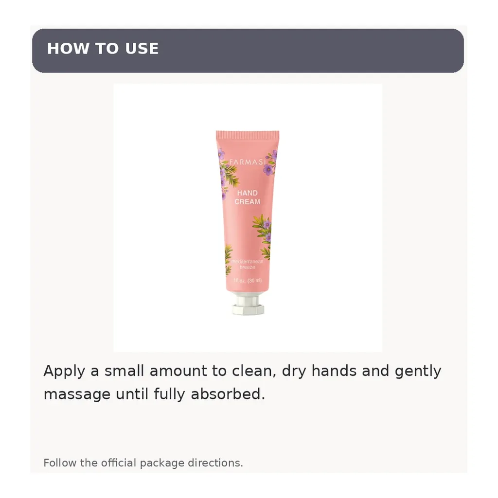 04-mediterranean-breeze-hand-cream-1002796 Farmasi Hand Cream Collection