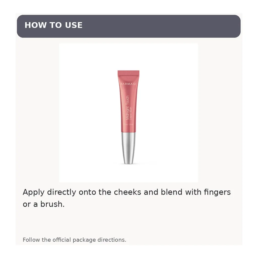 Farmasi Midnight Touch Blush — How to use Farmasi Midnight Touch Blush, how to use