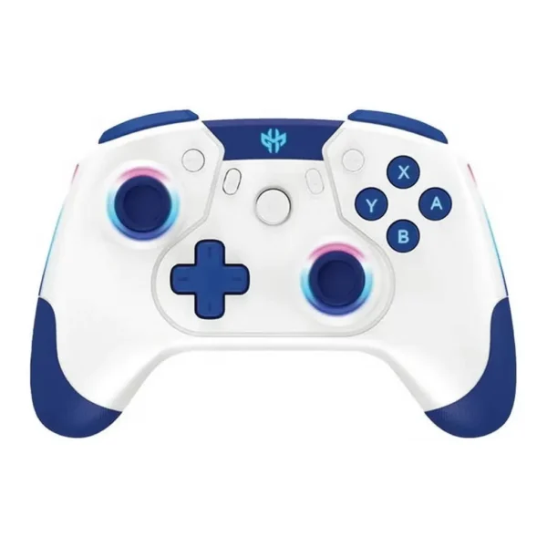 0449af2f18d7698f372bf946594a7431-hi.jpg GXM Alpha Pro Wireless Controller RGB, 6-Axis Drive, For Nintendo Switch/Android/IOS/PC, Wide Combability, Wired & Wireless Connectivity, 2.4Hz Dongle, USB Type-C, White/Blue