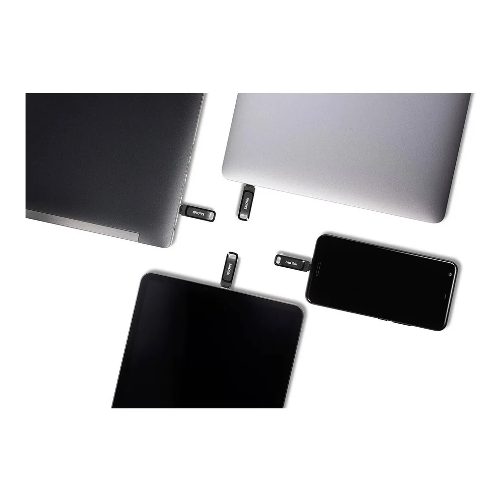 049dcf09e7497e49fa450b9684f3fea1-hi.jpg SanDisk Ultra Dual Drive Go 128GB USB Type-C Flash Drive, Up to 400MB/s, Dual USB-C & USB-A, Automatic Photo Backup with Memory Zone App, Black | SDDDC3-128G-AS162
