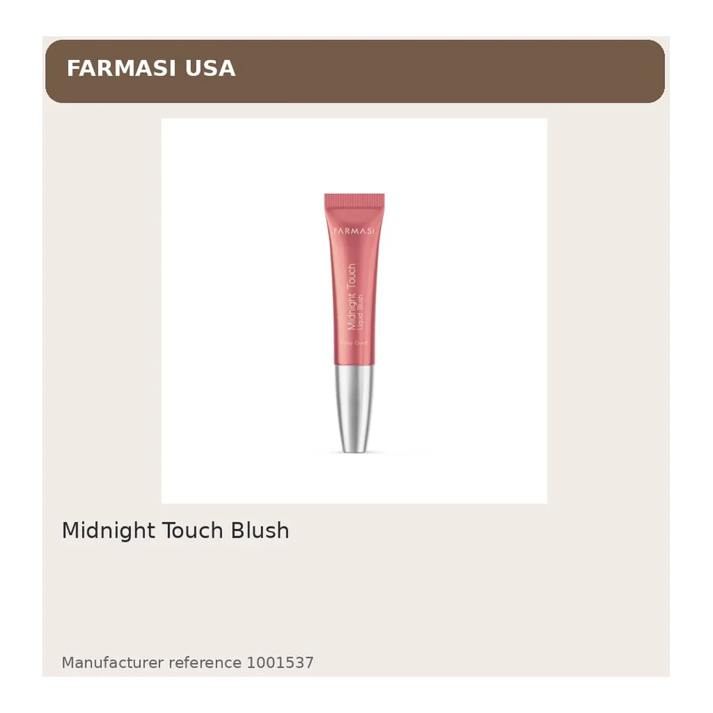 Farmasi Midnight Touch Blush — Product presentation Farmasi Midnight Touch Blush, product presentation