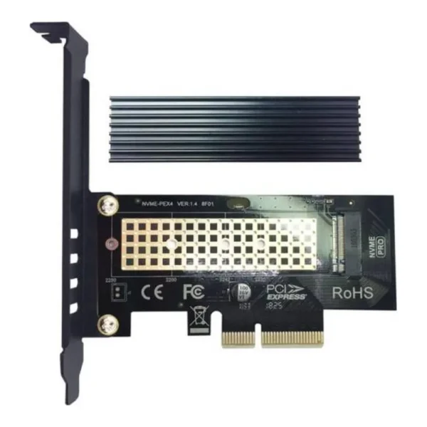 051fc53592a3d43382198aea6164a425-md.jpg GLOTRENDS M.2 PCIE Adapter with M.2 Heatsink for M.2 PCIE NVMe SSD (Key-M) | PA09_HS