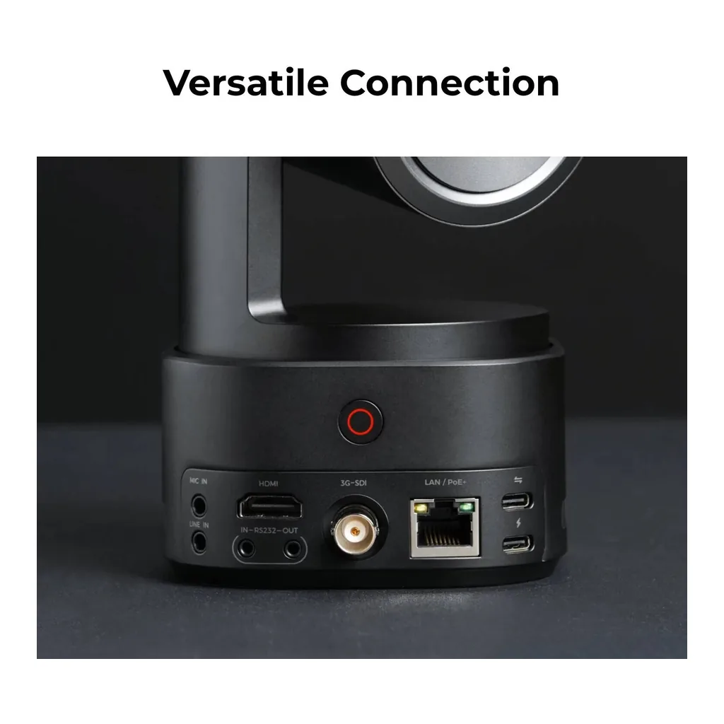054ac1b45ec46106cff32cff69ec0d43-hi.jpg OBSBOT Tail 2 AI-Powered PTZR 4K Live Production Camera NDI Edition, 1/1.5" CMOS Image Sensor, f/1.8 - f/3.0 Aperture, High Resolution up to 4K@60fps & 1080P@120fps, 6-axis Gyroscope, Black
