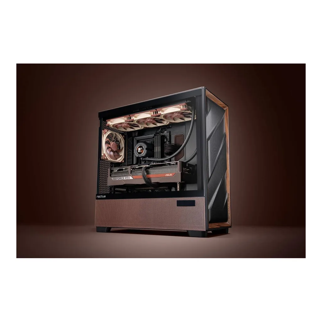 Noctua 420mm AIO Liquid CPU Cooler, Black/Brown/Beige | NL-LC1-42 - Image 4 Noctua 420mm AIO Liquid CPU Cooler, Black/Brown/Beige | NL-LC1-42