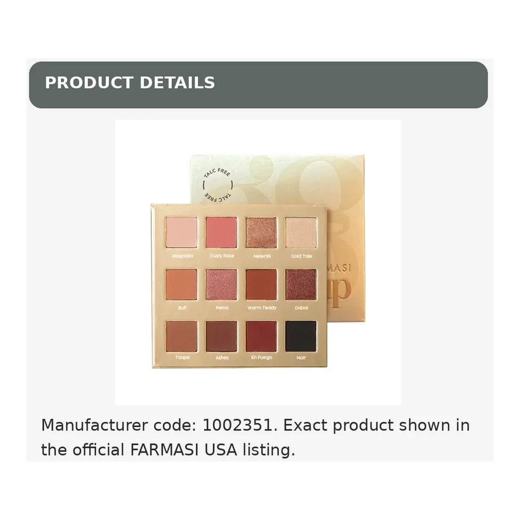 06-glam-up-eyeshadow-palette-1002351 Farmasi Glam Up Eyeshadow Palette
