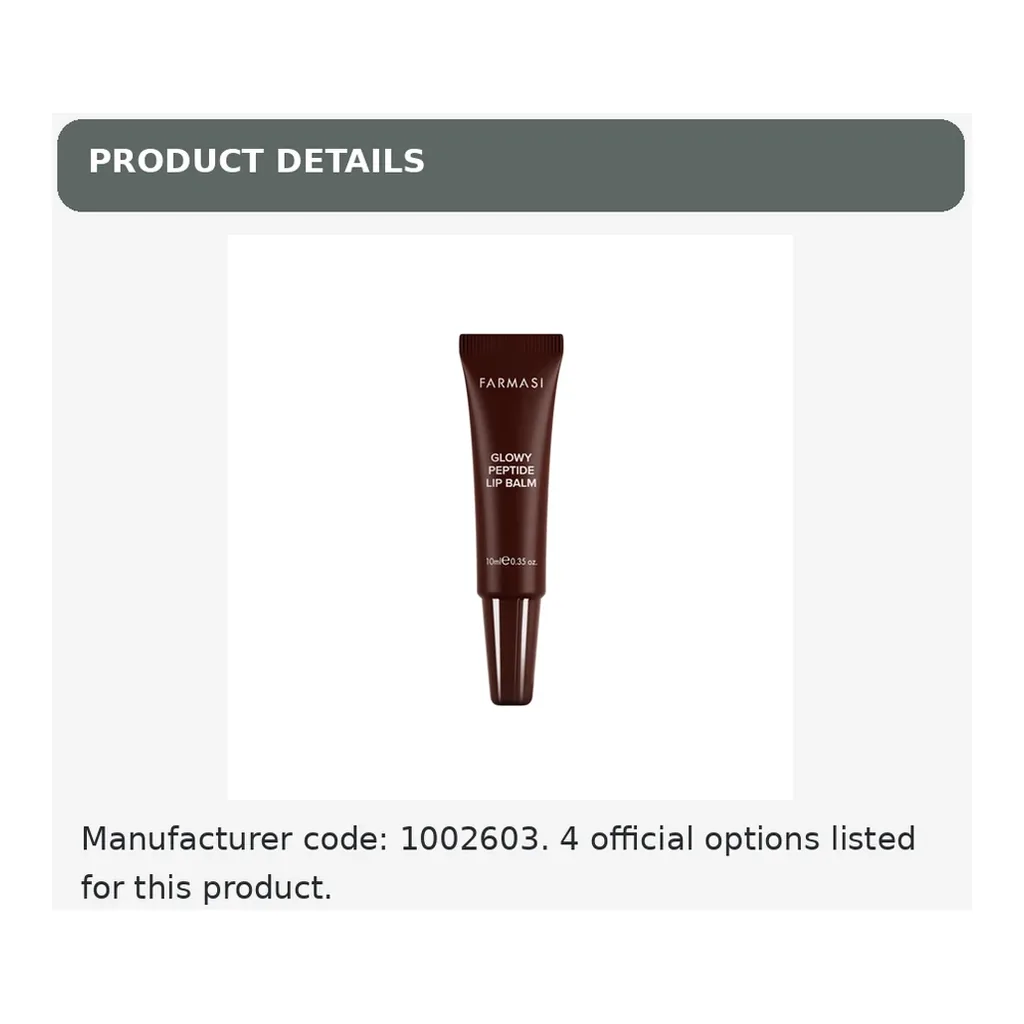 06-glowy-peptide-lip-balm-glazed-mocha-1002603 Farmasi Glowy Peptide Lip Balm