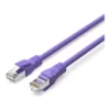 0627f1cfd2fa124e2ce6c51ebb871842-hi.jpg Vention Cat.6a S/FTP Patch Cord, 26AWG, Up to 10Gbps Data Transmisson, OFC Standard, RJ45 Plug, PVC Enclosure, Copper Conductor, 10M Cable Length, Purple