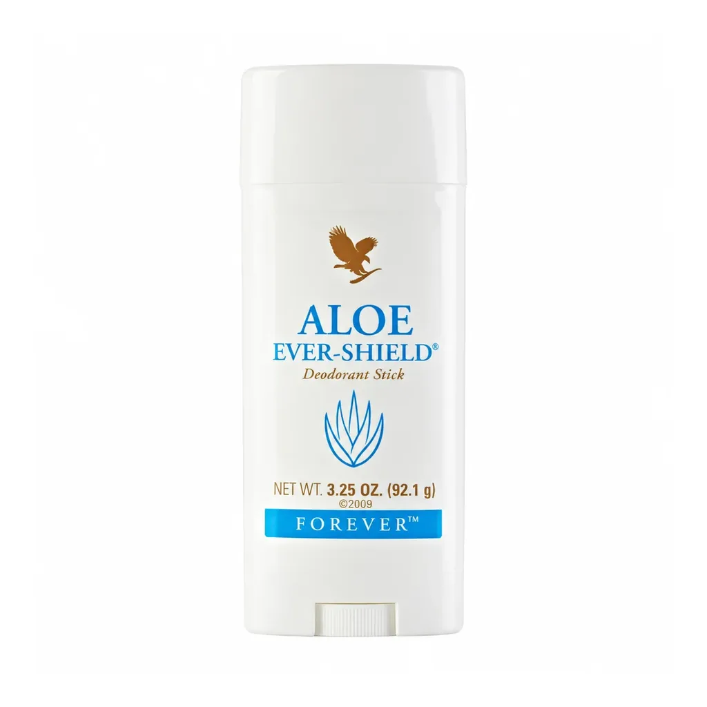 Forever Aloe Ever-Shield — Package front Close-up of Forever Aloe Ever-Shield front package