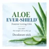 Forever Aloe Ever-Shield — Size and code Forever Aloe Ever-Shield product code 067 and 3.25 oz net weight