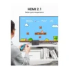 06b107c2c9bd509320625d1185530906-hi.jpg Vention 8K HDMI Round Cable, Ultra High Speed 48Gbps, 8K@60Hz, 7680P Dolby Vision, Enjoy The HD Vision of The Game, Compatible With PS5 / PS4 / PS3, 1.5 Meter Length, Black