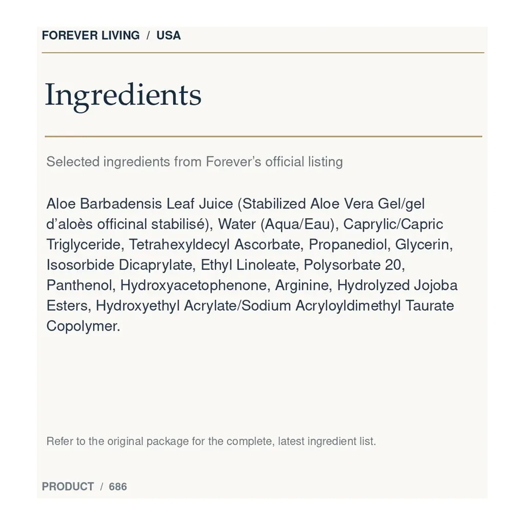 07-686-forever-vitamin-c-brightening-facial-milk-ingredients Forever Vitamin C™ Brightening Facial Milk