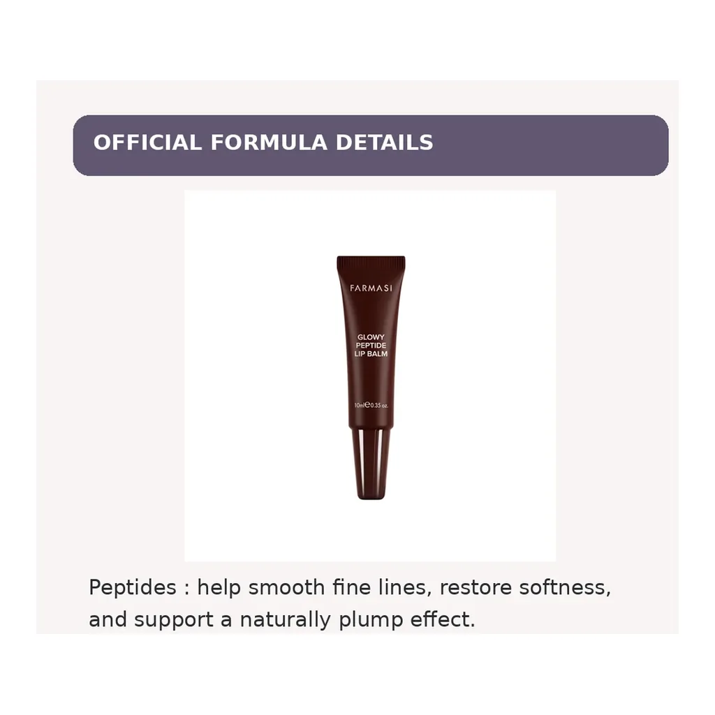 07-glowy-peptide-lip-balm-glazed-mocha-1002603 Farmasi Glowy Peptide Lip Balm
