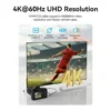 072c6bea0907a0c1f0538e5f6a8295a8-hi.jpg Vention HDMI-C Male to HDMI-A Male 4K HD Cable, 4K@60Hz Resolution, 3D Visual Effects, Supports HDR, Audio-Video Synchronized Output, No Lag, No Screen Flicker, 2 Meter Cable Length, Black