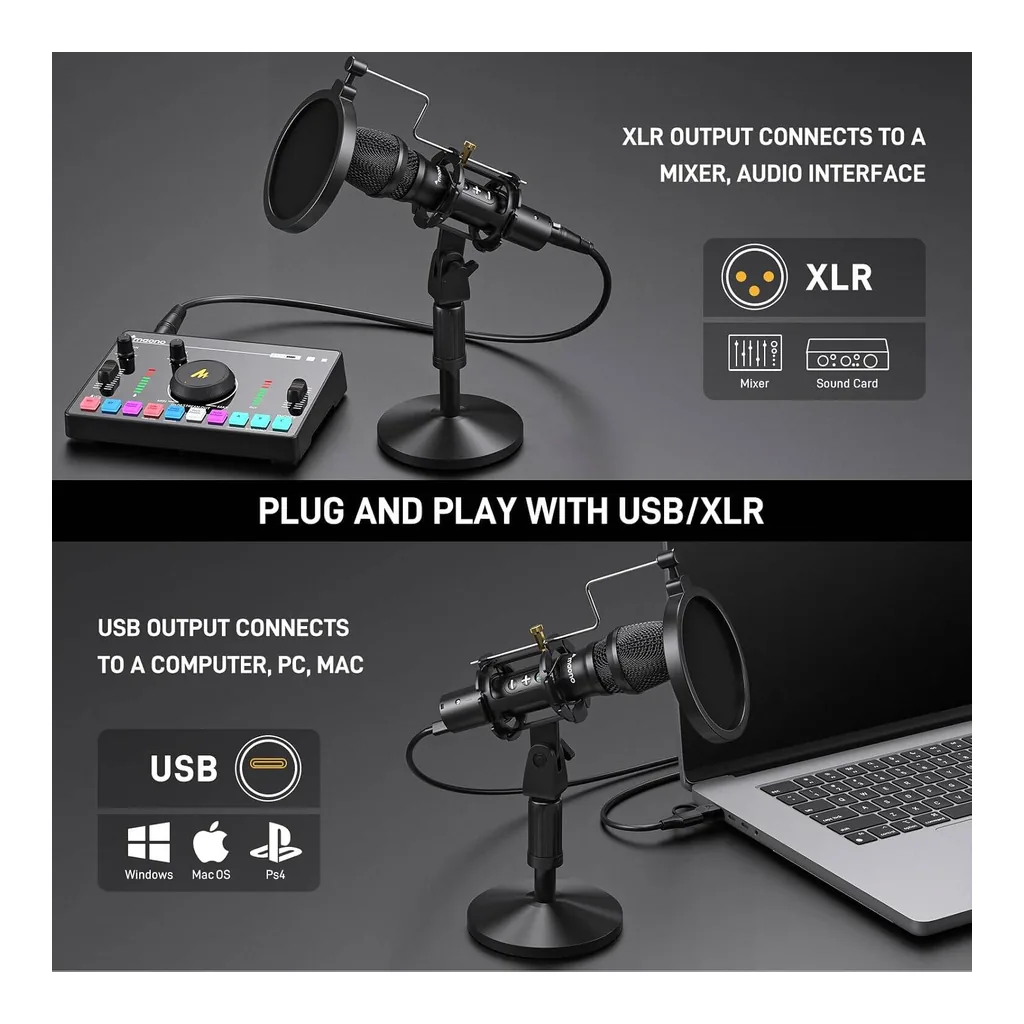 07836a039b647592e7a90379fee89e3c-hi.jpg MAONO AU-HD300T Dynamic Microphone