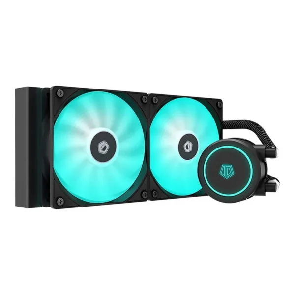 ID-COOLING AURAFLOW X 240 CPU Water Cooler 12V RGB AIO Cooler 240mm CPU Liquid Cooler 2X120mm RGB Fan - Image 1 ID-COOLING AURAFLOW X 240 CPU Water Cooler 12V RGB AIO Cooler 240mm CPU Liquid Cooler 2X120mm RGB Fan