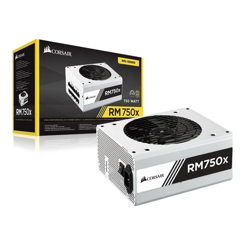 09a1c51eb34e7f768294699bb756819d-hi.jpg Corsair RMx Series RM750x — 750 Watt 80 PLUS Gold Certified Fully Modular ATX Power Supply (UK) — White | CP-9020155-UK / CP-9020187-UK