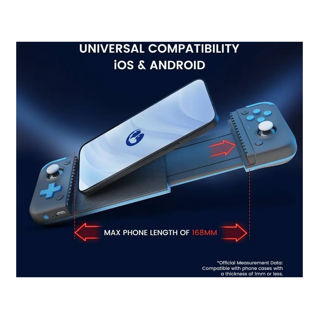 0a276c33044c0d5d3c4791bd0f11b3dc-hi.jpg GameSir X2s Bluetooth Mobile Gaming Controller for iOS, Android Phones and PC, Hall Effect Joystick, Adjustable Height, Bluetooth 5.3 Connectivity, Apple Arcade, Steam Link, Black