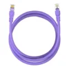 0a663c80c4a0908390611f6dd30b55bd-hi.jpg Vention Cat.6a S/FTP Patch Cord, 26AWG, Up to 10Gbps Data Transmisson, OFC Standard, RJ45 Plug, PVC Enclosure, Copper Conductor, 1M Cable Length, Purple