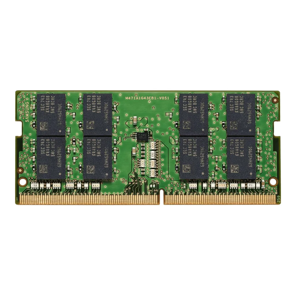 HP 32GB DDR4-3200 SODIMM Laptop Memory, 3200MT/s Data Rate, PC4-25600, CL22 CAS Latency, 260-pin, 1.2 Voltages | 13L73AA - Image 1 HP 32GB DDR4-3200 SODIMM Laptop Memory, 3200MT/s Data Rate, PC4-25600, CL22 CAS Latency, 260-pin, 1.2 Voltages | 13L73AA - Image 1